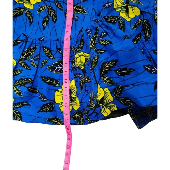 Blue/Yellow Infinity Mini Dress - Picture 13 of 15